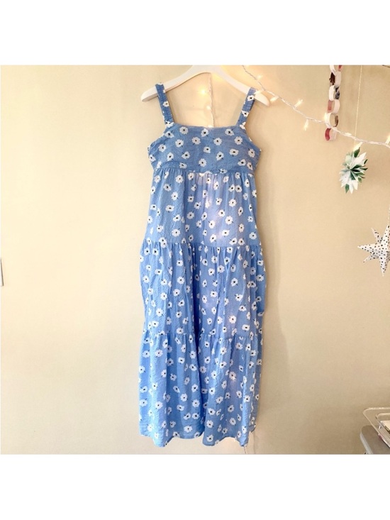 Things Between Dresses & Skirts - Things Between / Blue maxi Sundress with white flowers